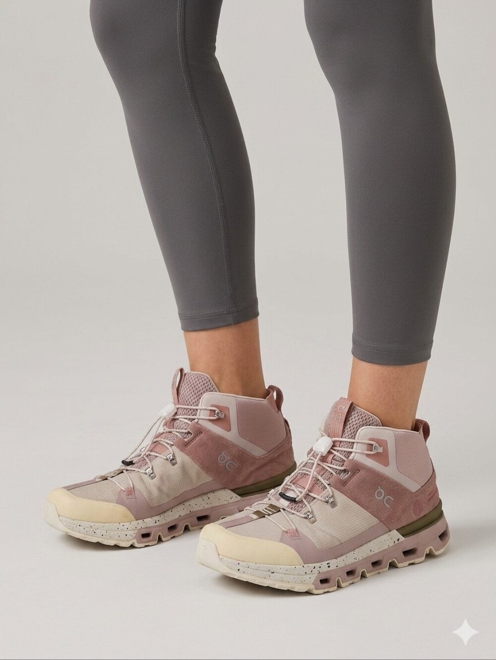 ON Cloud Cloudtrax Hiking Boots Shoes Rose Ivory Women’s Size 9.5